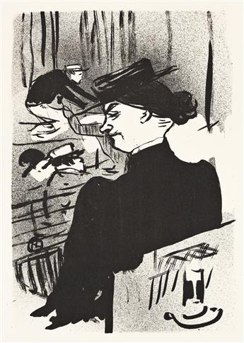 HENRI TOULOUSE-LAUTREC Group of 4 lithographs from Le Café Concert.